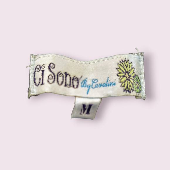 Ci Sono By Cavalini Women's Medium Navy Overall Bodycon Dress - Picture 3 of 7